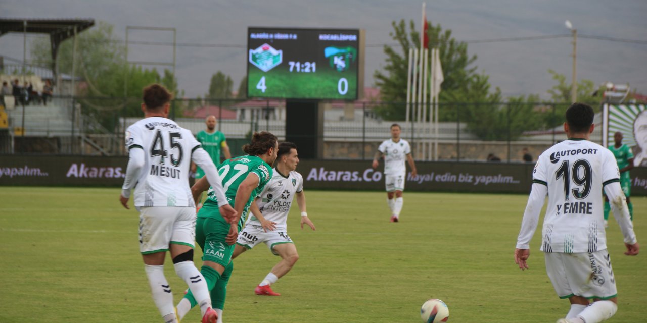 TRENDYOL 1. LİG:    Iğdır FK: 4 - Kocaelispor: 0