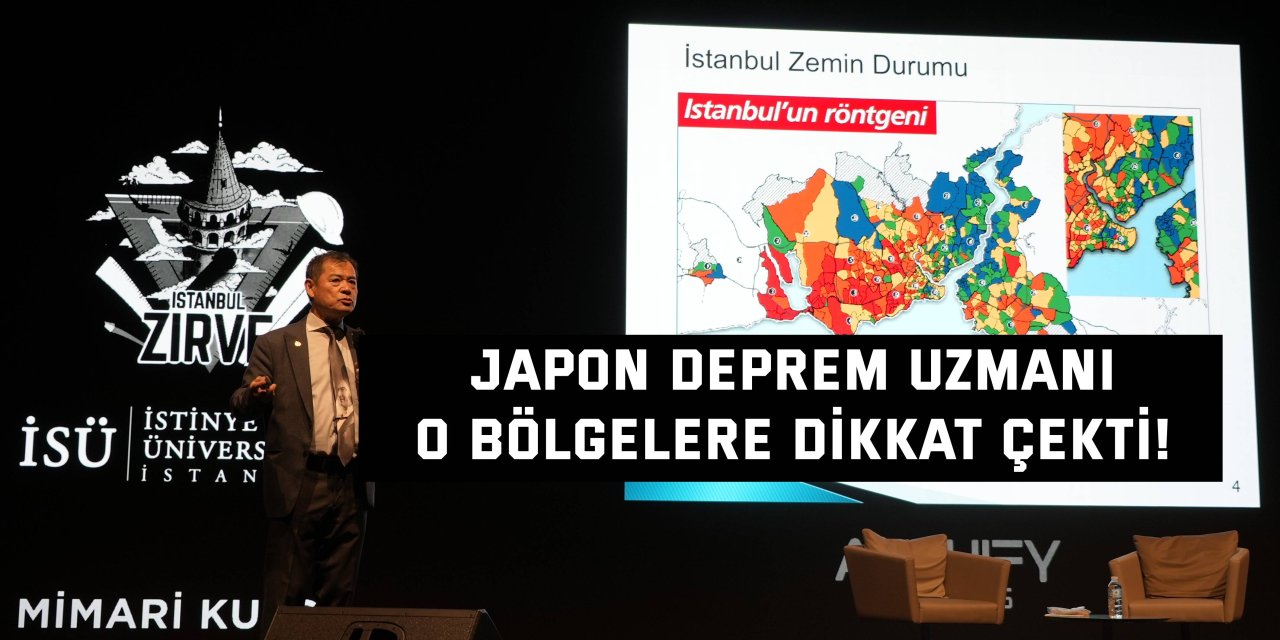 Japon Deprem uzmanı  o bölgelere dikkat çekti!
