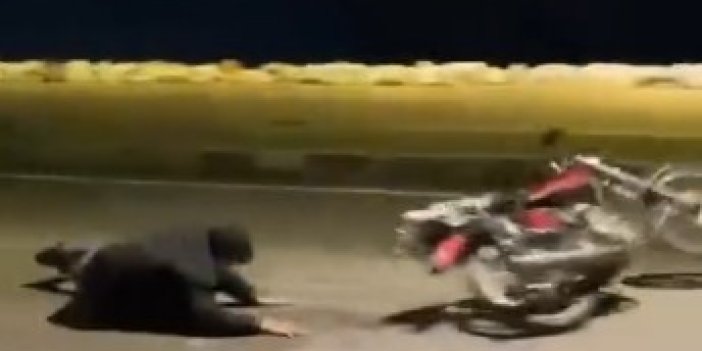 Motosiklet şovu kötü bitti