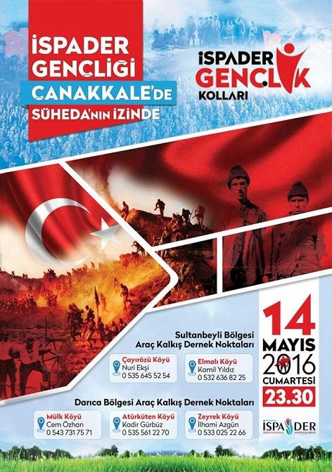 İspirli gençler Çanakkale’ye gidiyor