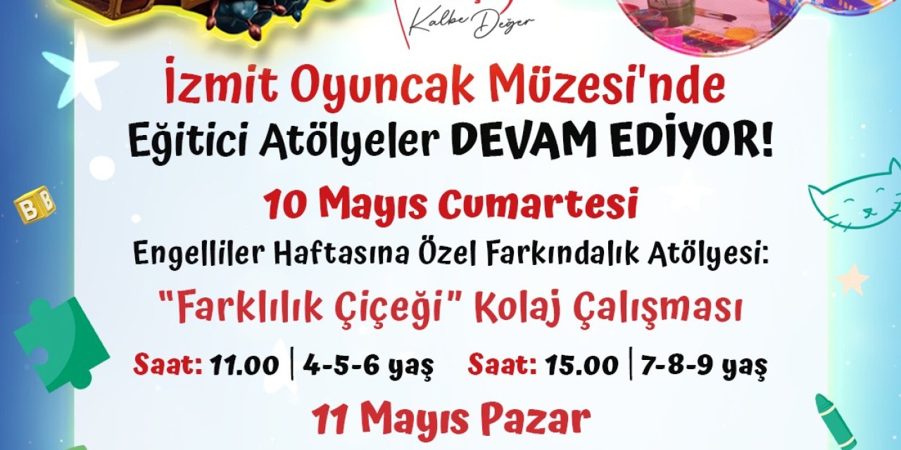 İzmit Oyuncak Müzesi renklerle anlatılacak
