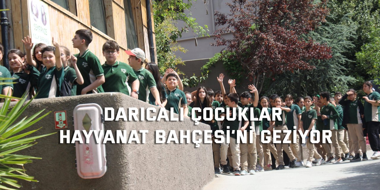 Darıcalı çocuklar Hayvanat Bahçesi’ni geziyor