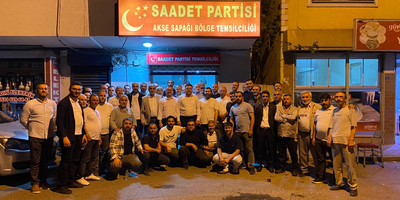 Saadet Partisi Aksa Sapağı’nda Toplandı