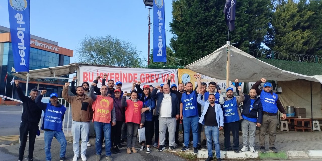 HKP'den Grevdeki İşçilere Destek Ziyareti