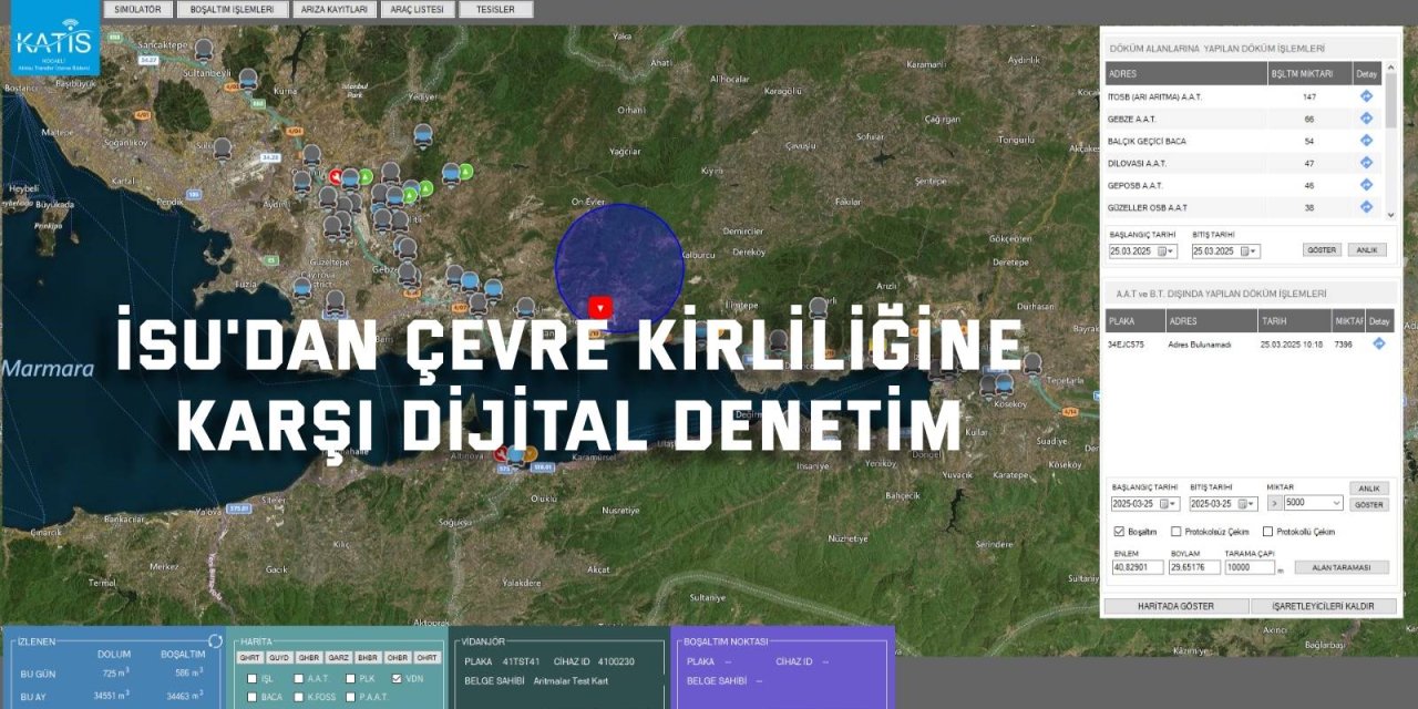 İSU'dan çevre kirliliğine karşı dijital denetim
