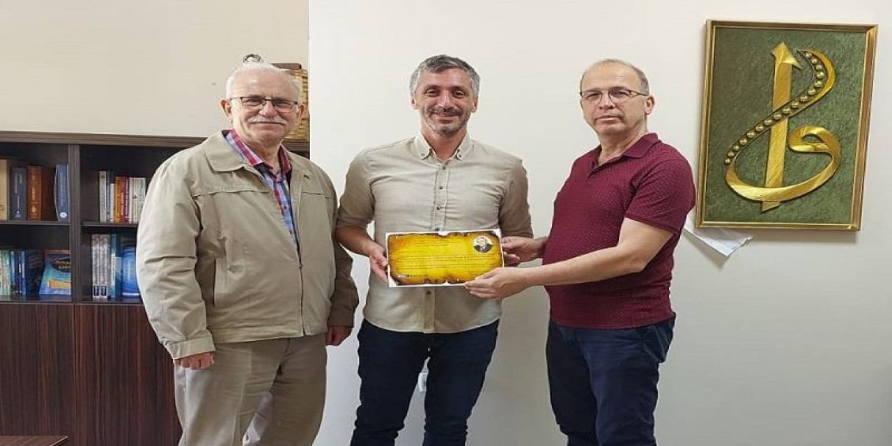 Bizkandırayız Şiir Topluluğundan Teşekkür Sertifikası