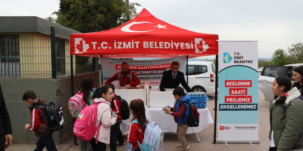 Beslenme Saati Projesi 3 okulda daha devam etti