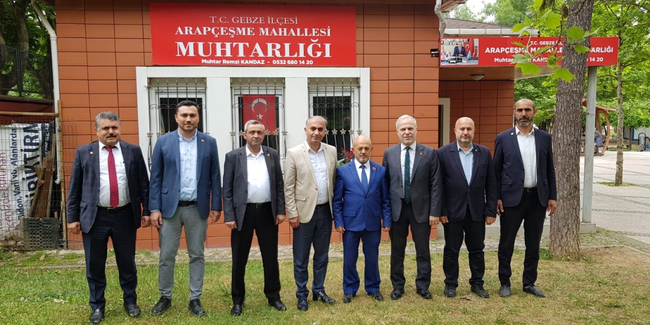 Saadet Partisi'nden muhtara ziyaret