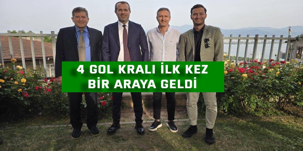 Kocaelispor'un 4 gol kralı ilk kez bir araya geldi