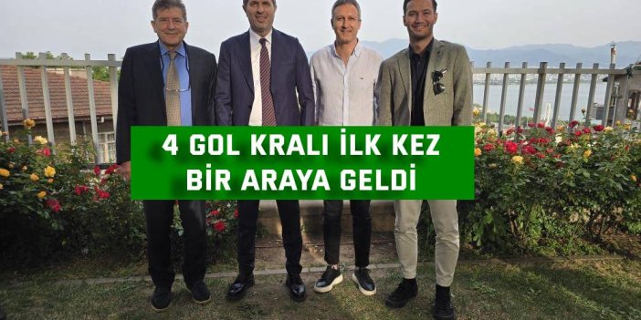 Kocaelispor'un 4 gol kralı ilk kez bir araya geldi