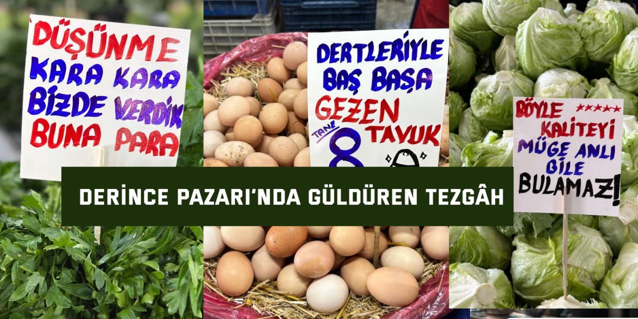 Derince Pazarı’nda Güldüren Tezgâh