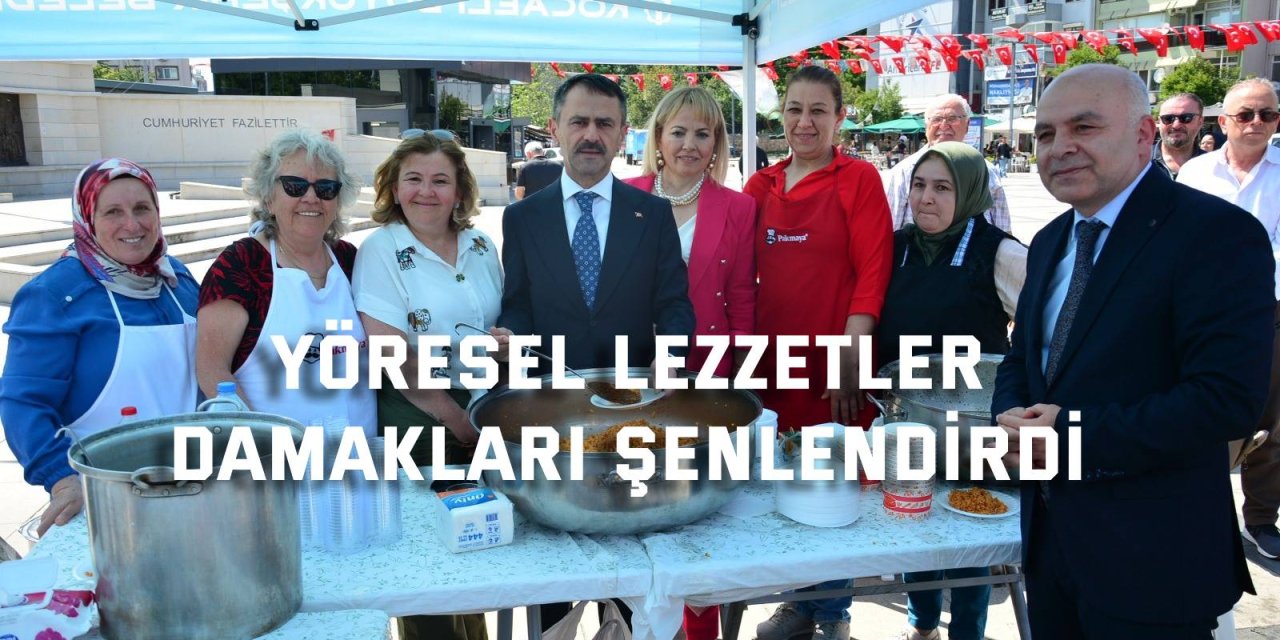 Yöresel lezzetler damakları şenlendirdi