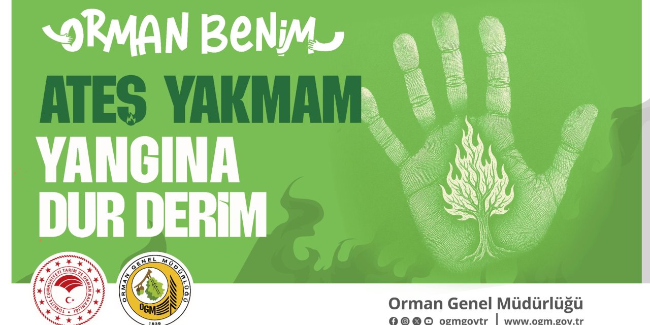 OGM’DEN KRİTİK UYARI:    Sıcaklık Artışı Orman Yangınlarını Tetikleyebilir