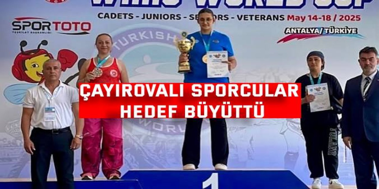 Çayırovalı sporcular hedef büyüttü
