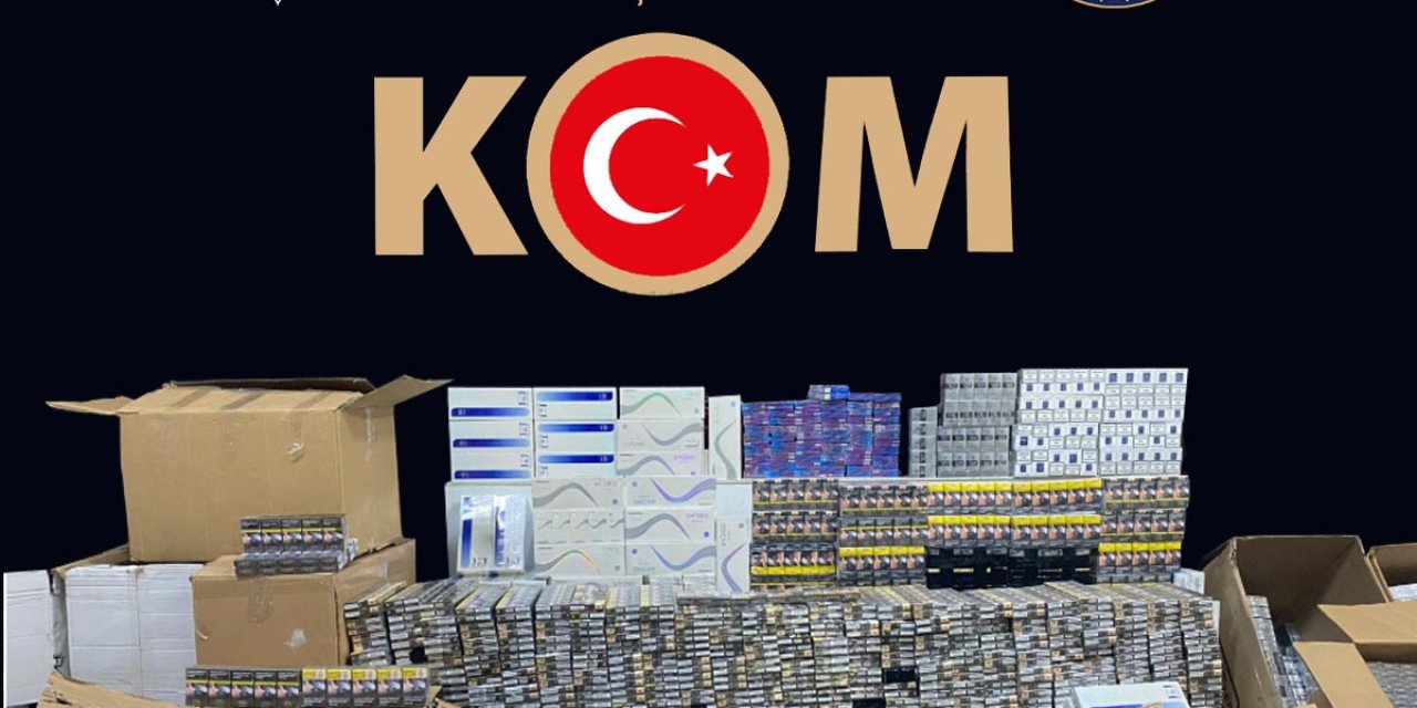İzmit’te kaçak sigara operasyonu: 35 bin paket ele geçirildi
