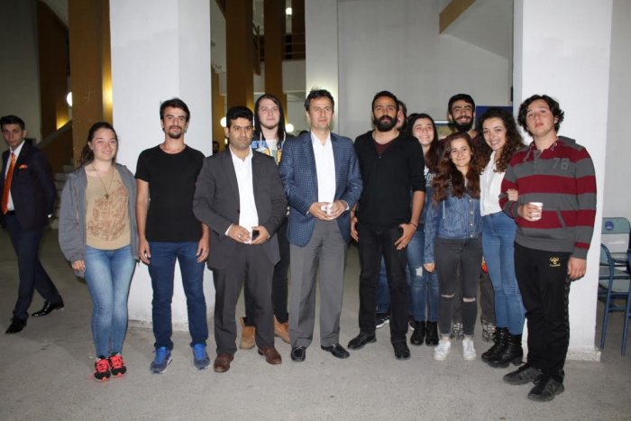 Rektör Görgün’den öğrencilere moral ziyareti