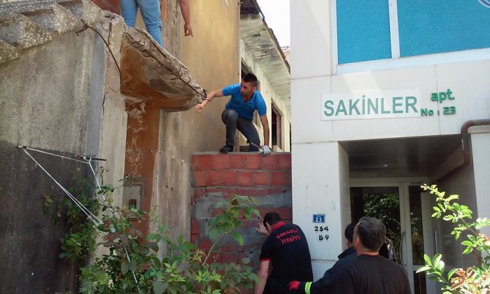 İtfaiyeden köpek operasyonu