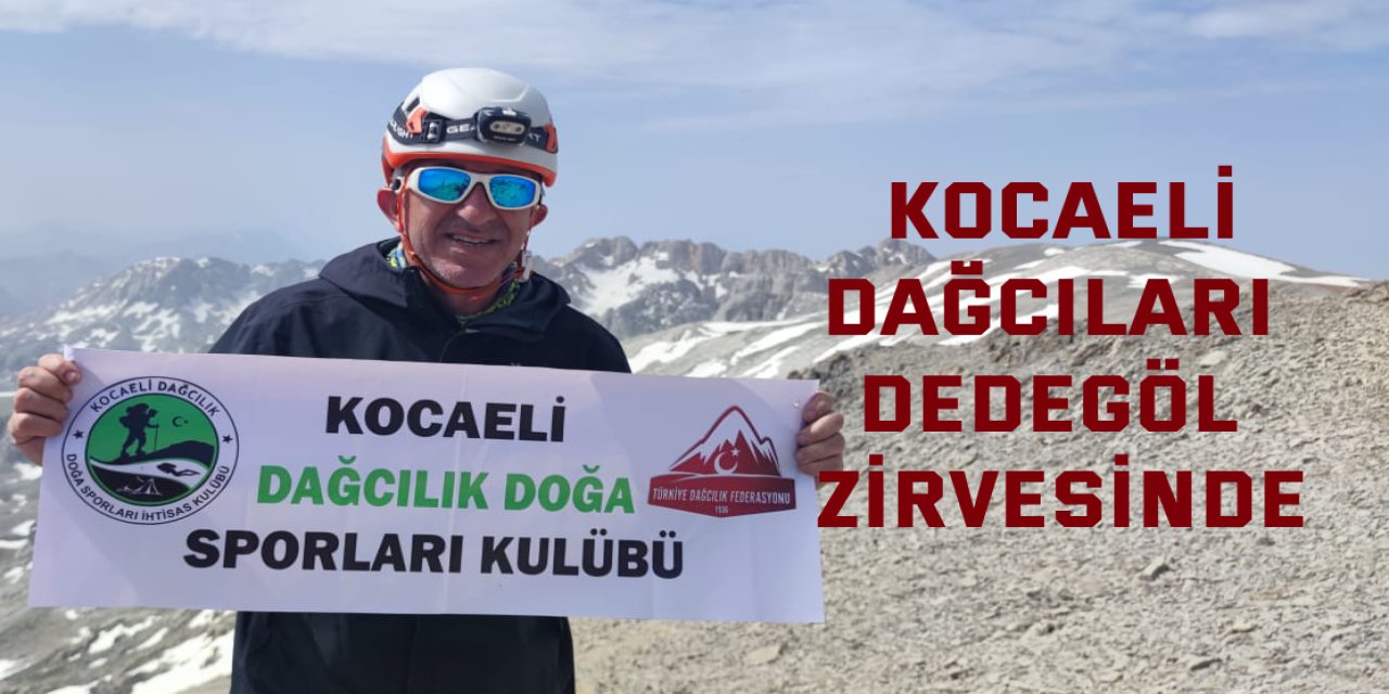 Kocaeli Dağcıları Dedegöl zirvesinde
