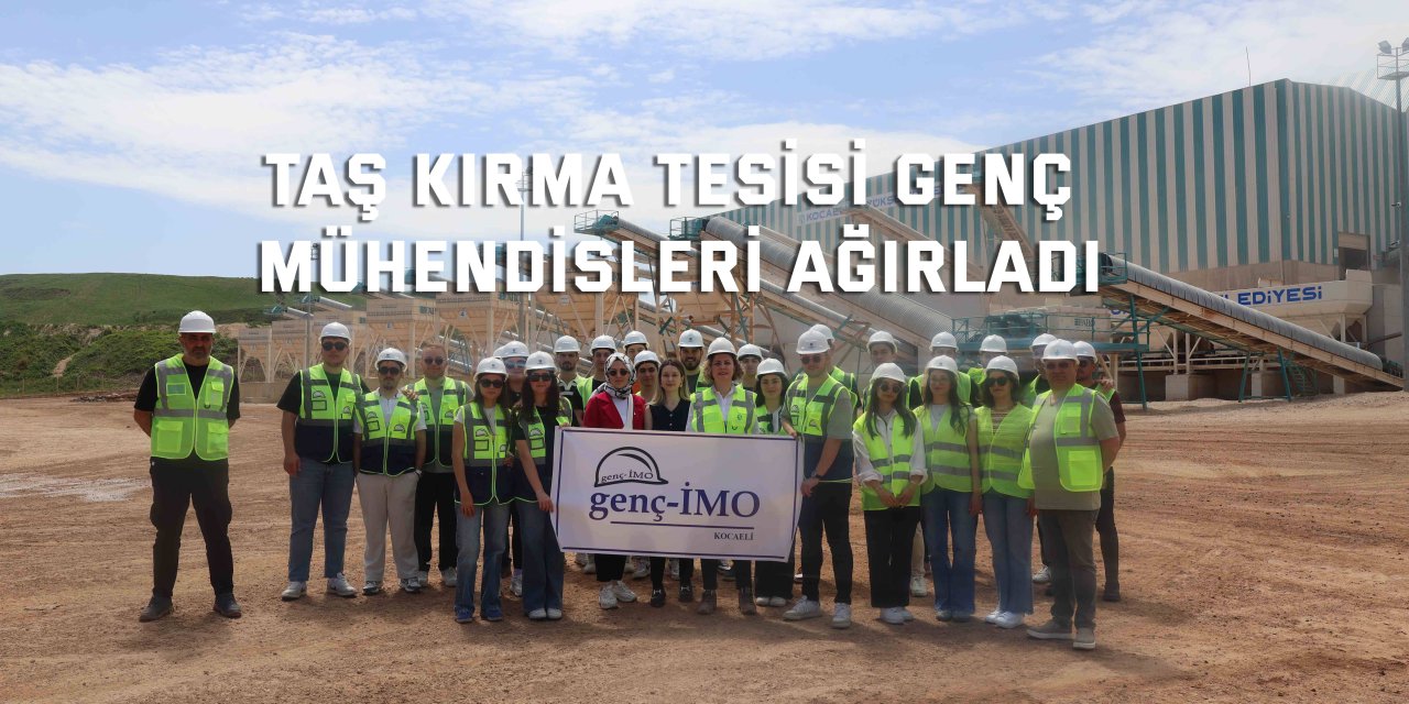 Taş Kırma Tesisi genç mühendisleri ağırladı