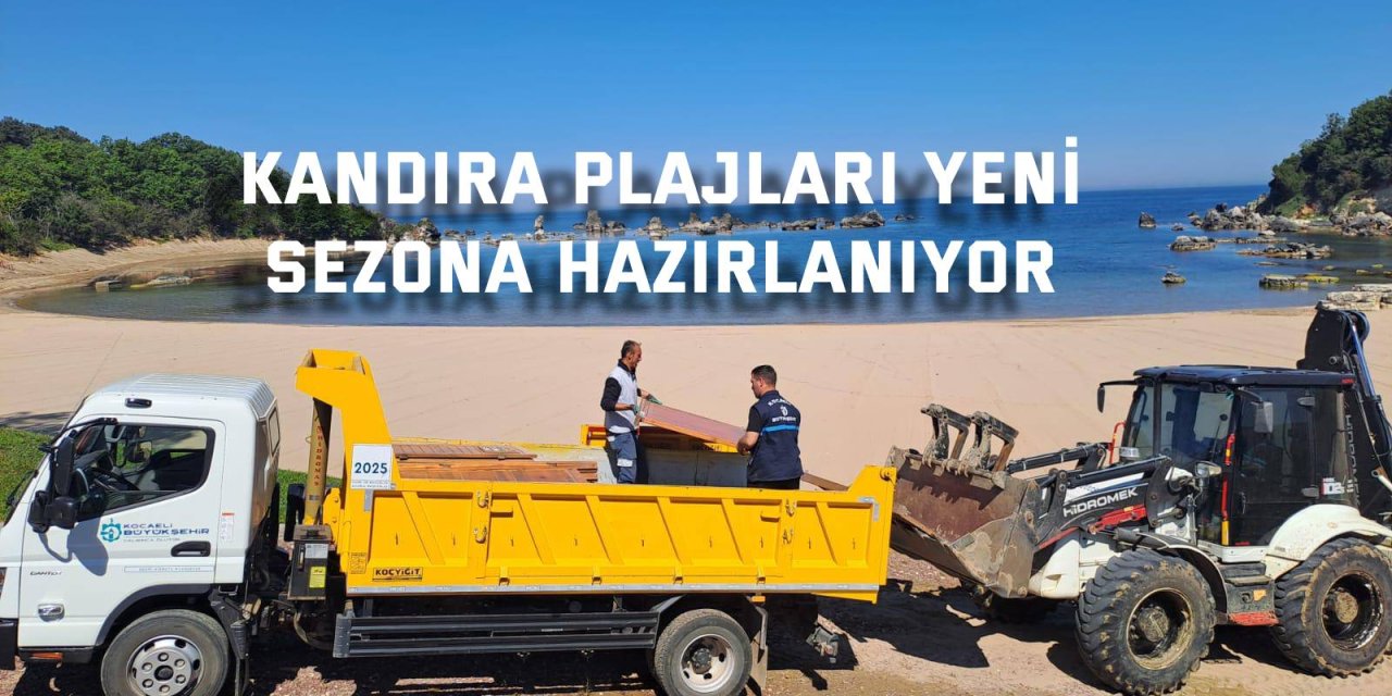 Kandıra plajları yeni sezona hazırlanıyor