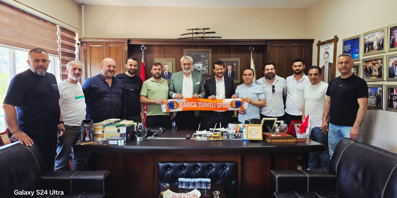 Darıca Türkelispor’dan  Aydın’a tebrik ziyareti