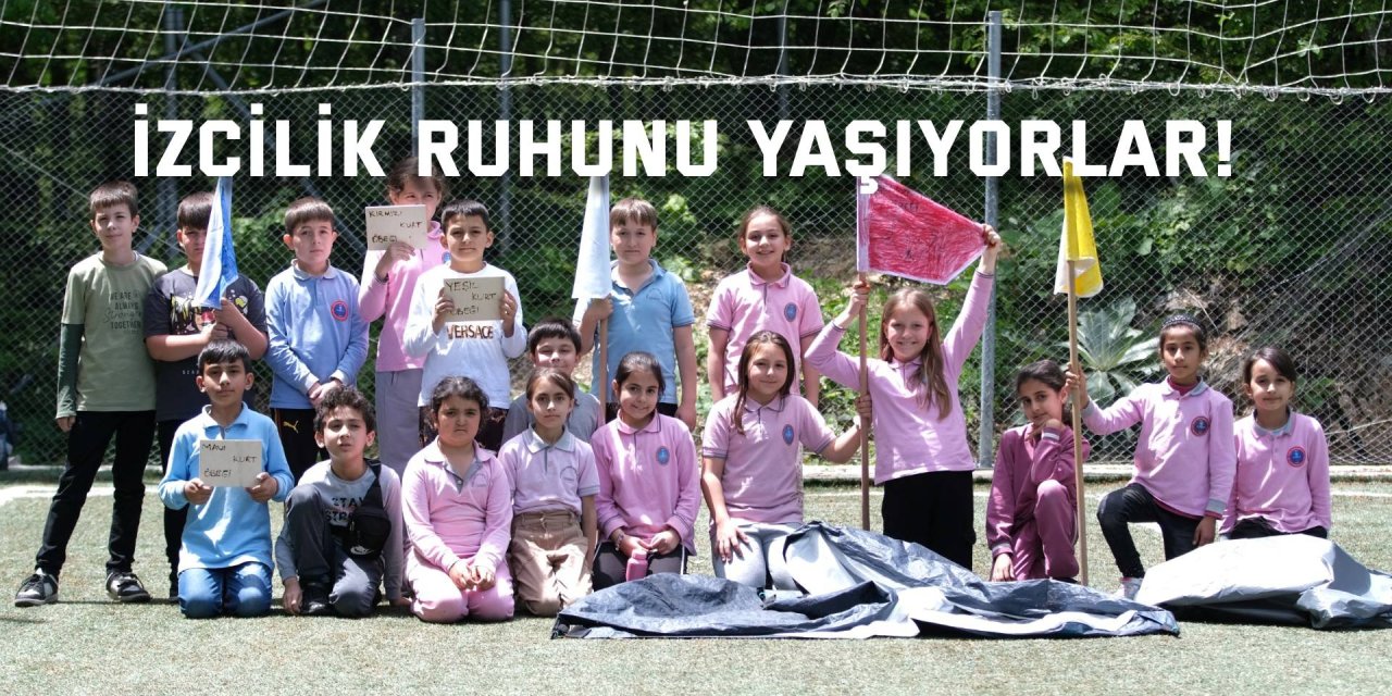 İzcilik ruhunu yaşıyorlar!