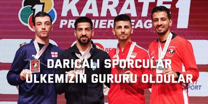 Darıcalı sporcular ülkemizin gururu oldular