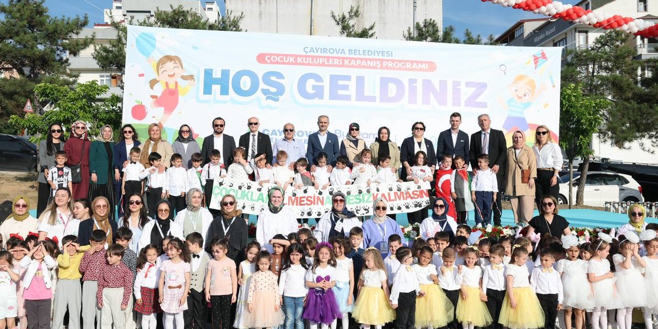 Çocuk kulüplerinde kapanış  programı gerçekleştirildi