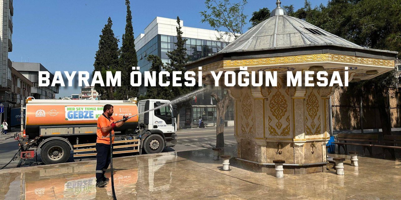 Bayram öncesi yoğun mesai