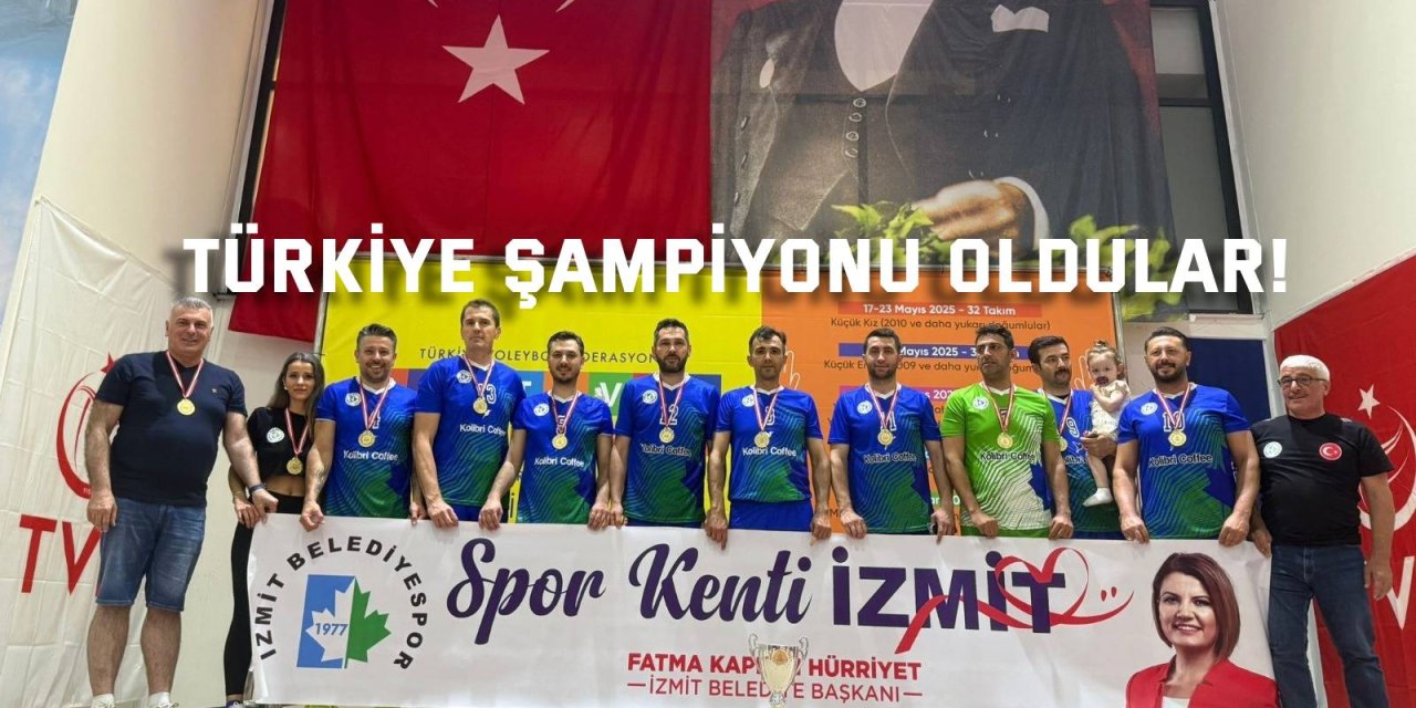 Türkiye Şampiyonu oldular!