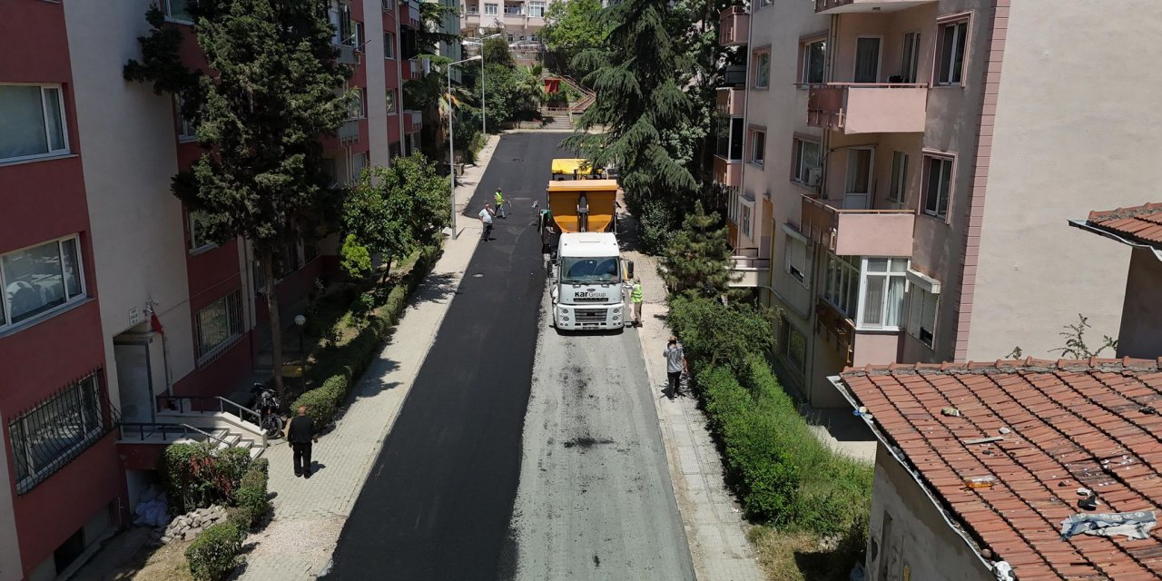 Gebze Belediyesi'nden asfalt çalışmaları