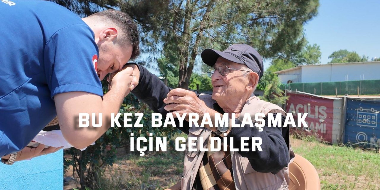 Bu kez bayramlaşmak için geldiler