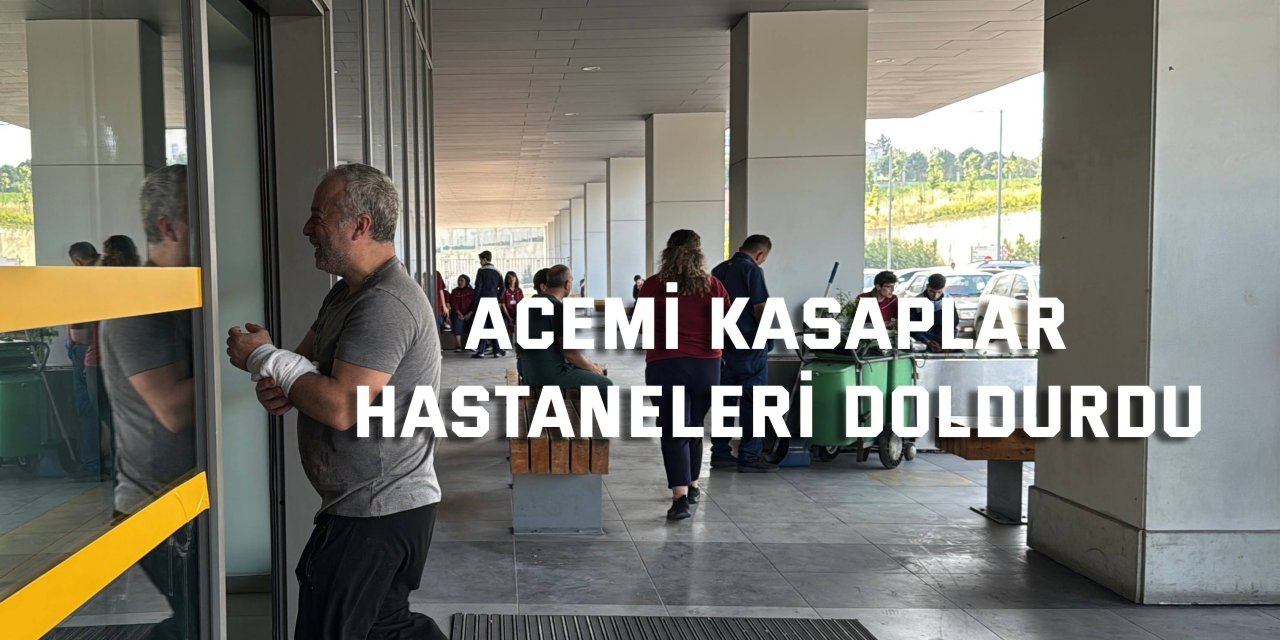 Acemi kasaplar hastaneleri doldurdu