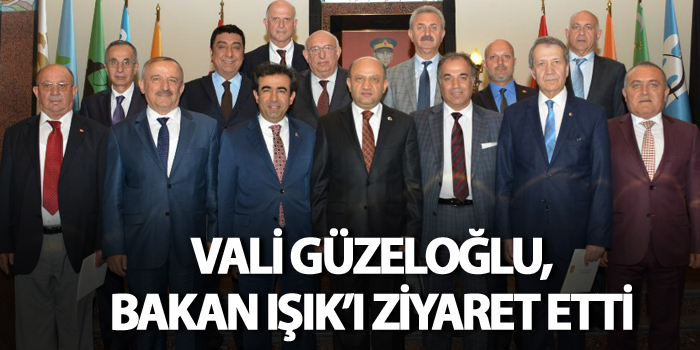 Kocaeli heyeti Bakan Işık’ı ziyaret etti….