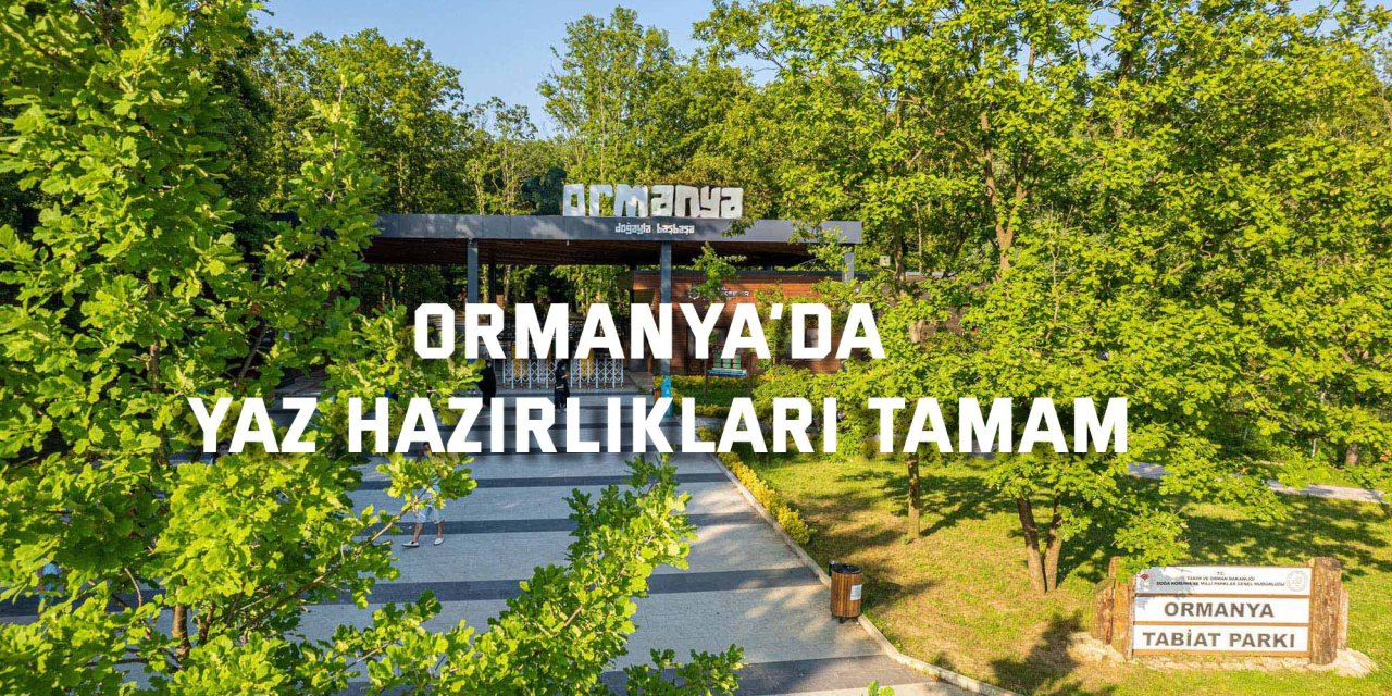 Ormanya’da yaz hazırlıkları tamam