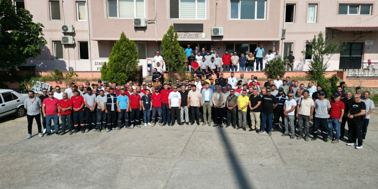 Başkan Yardımcısından  Fen İşleri’ne ziyaret