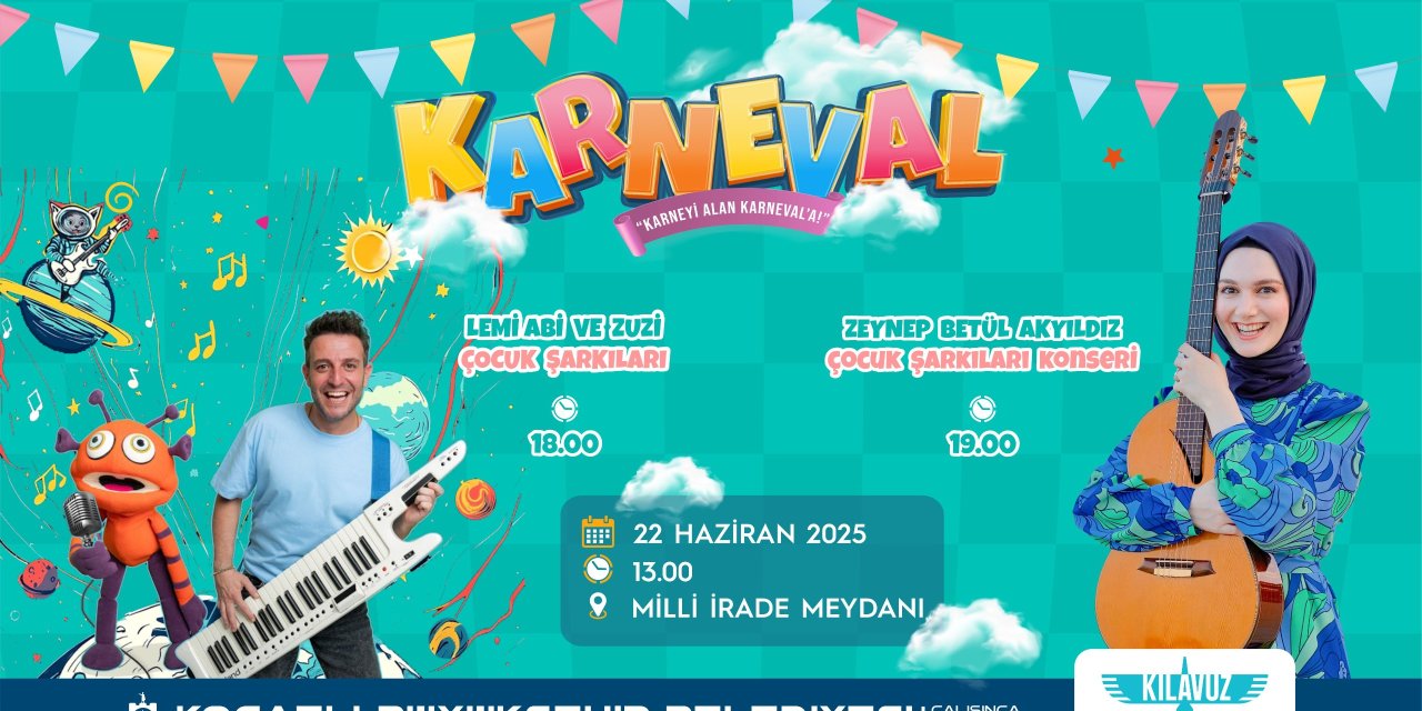 Çocuklar Karneval’da buluşuyor