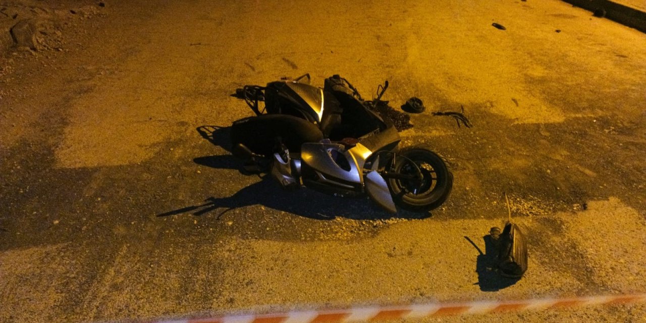 Motosikletin sürücüsü hayatını kaybetti
