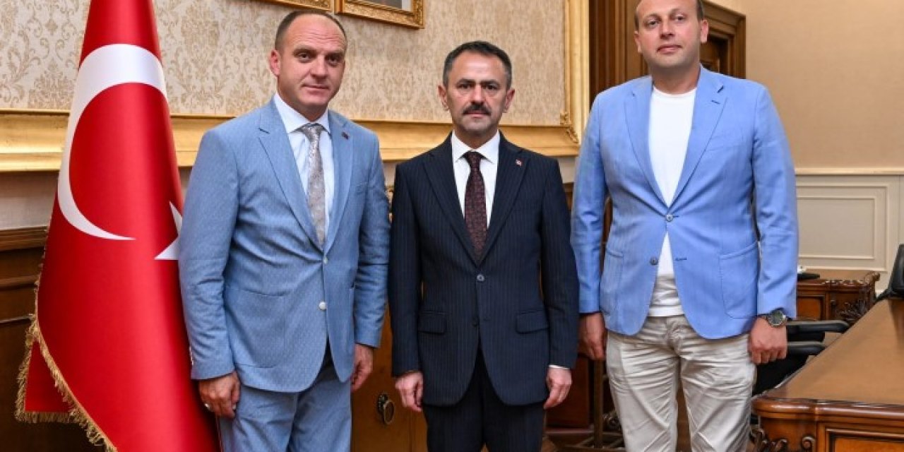 Vali İlhami Aktaş'ı Ziyaret Etti