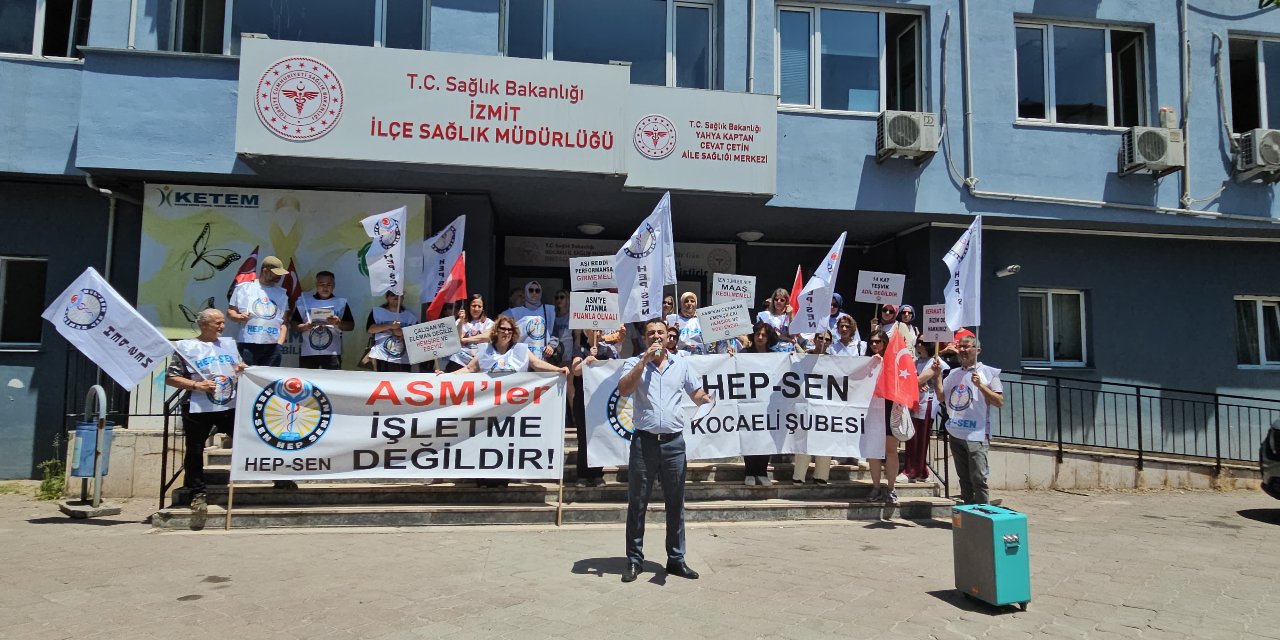 Aile Sağlığı Merkezleri'nde İş Bırakma Eylemi
