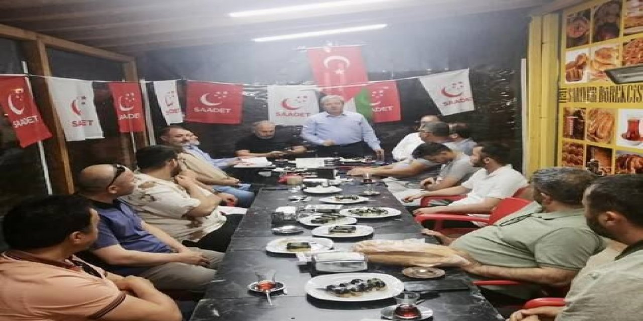 Saadet Partisi’nden Mahalle Toplantısı
