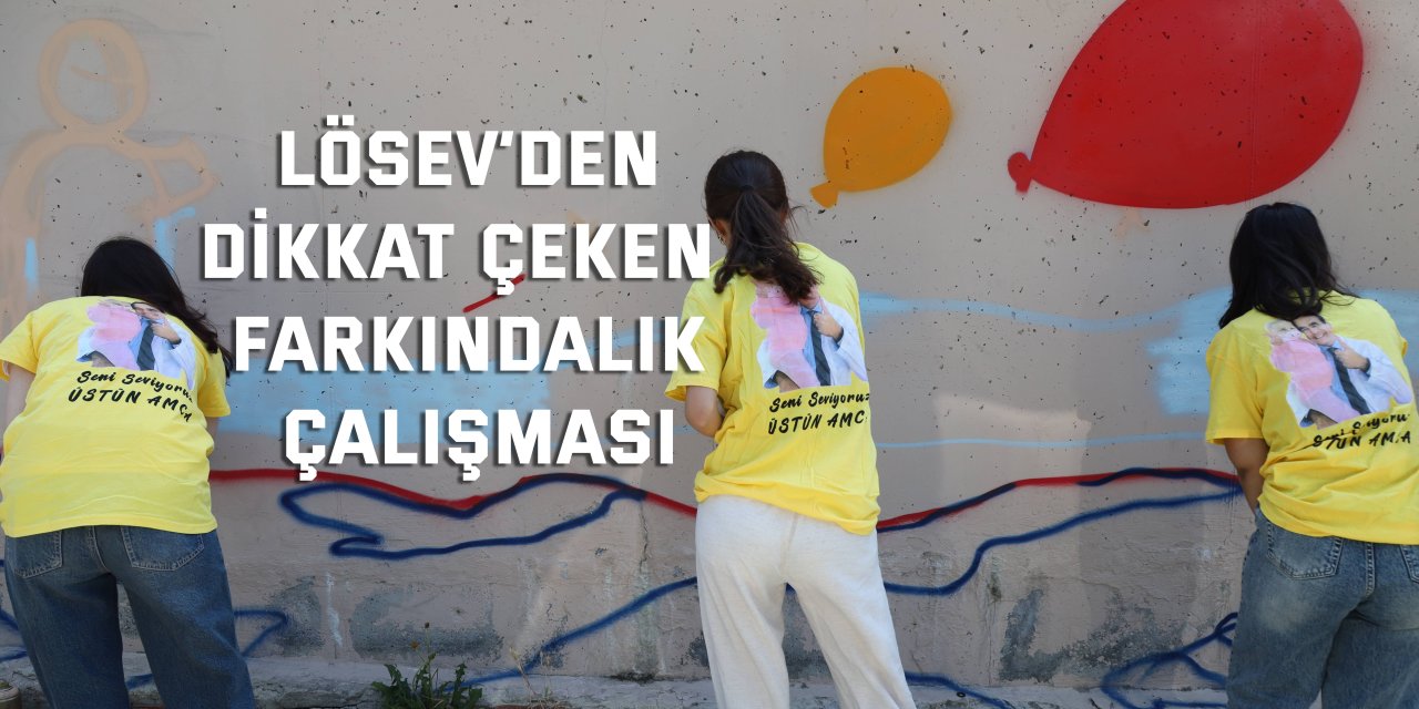 LÖSEV’den dikkat çeken  Farkındalık çalışması
