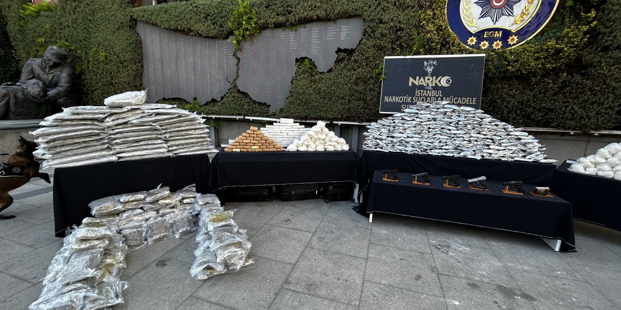 6 İLDE NARKOTİK OPERASYONU:    548 kilogram uyuşturucu madde ele geçirildi