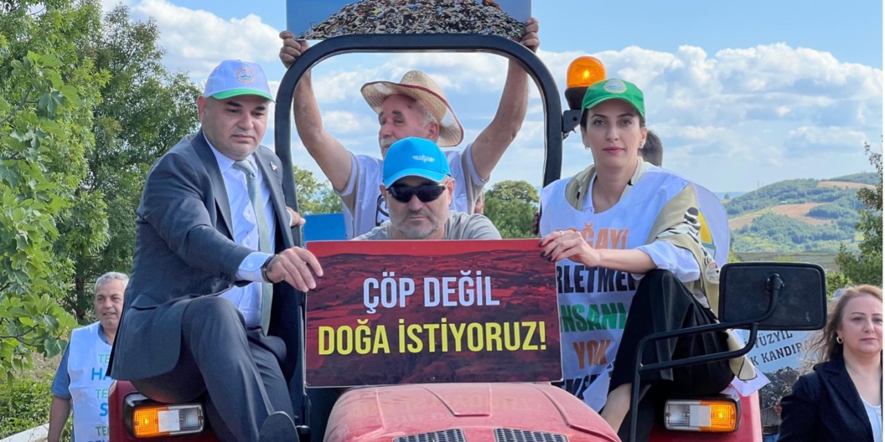 “Çöp değil doğa istiyoruz!”