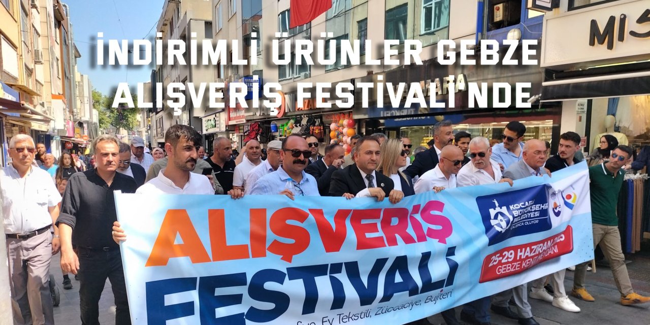 İndirimli ürünler Gebze Alışveriş Festivali’nde