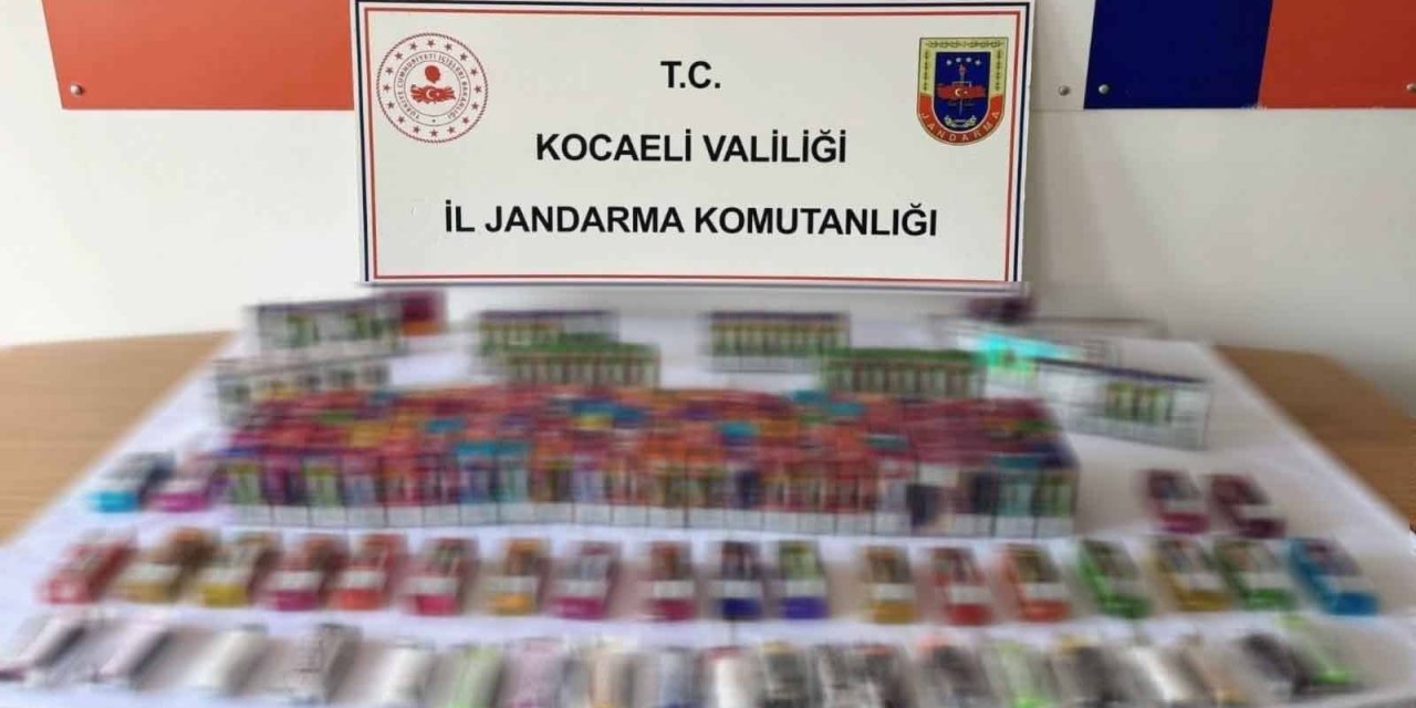 1 Milyon liralık kaçak elektronik sigara ele geçirildi