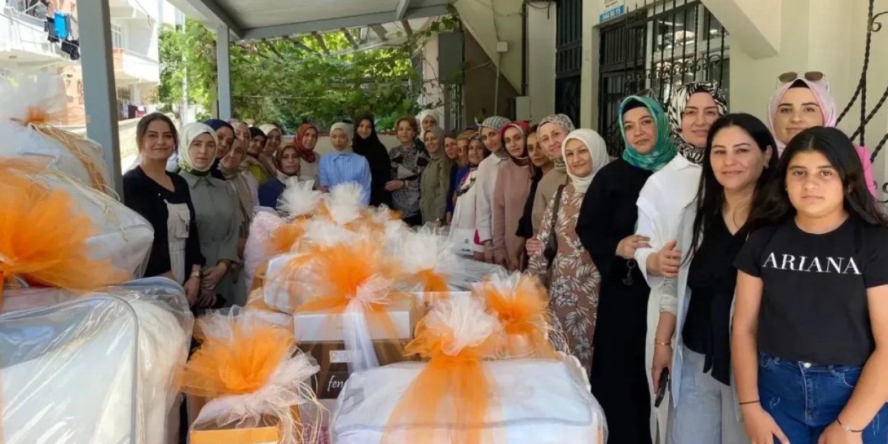 AK Partili Kadınlardan  Yürüttüğü “Çeyiz Projesi”