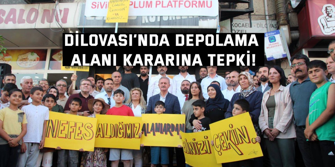Dilovası’nda Depolama  Alanı Kararına Tepki!