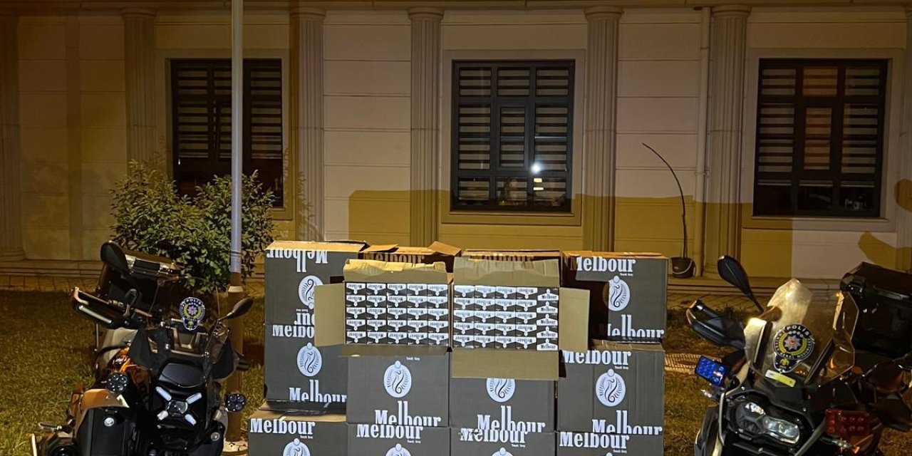 Kocaeli'de yüzlerce bandrolsüz sigara ele geçirildi