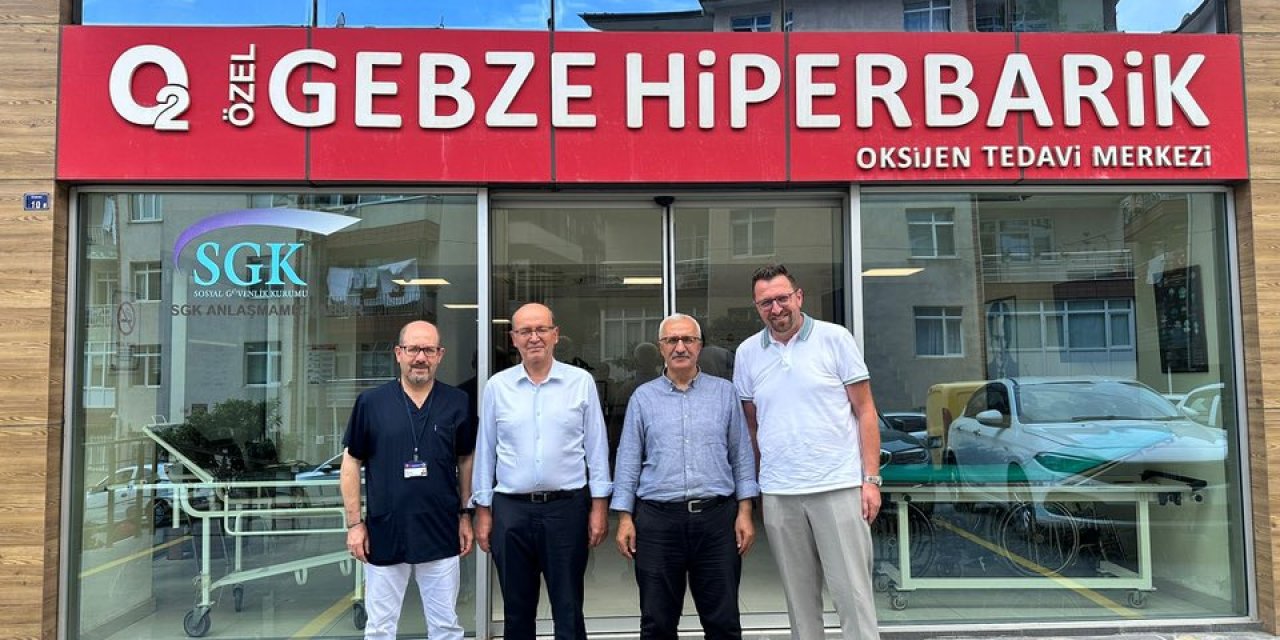 Gebze Hiperbarik Oksijen Tedavi Merkezi'ne Ziyaret